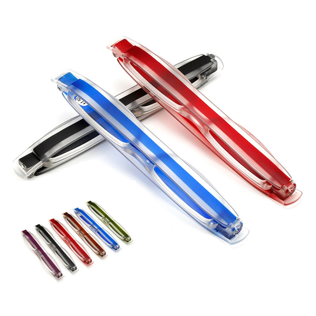1pcs Men Women Folding Reading Glasses Unisex 360 Degree Rotation Presbyopic Foldable Eyeglass