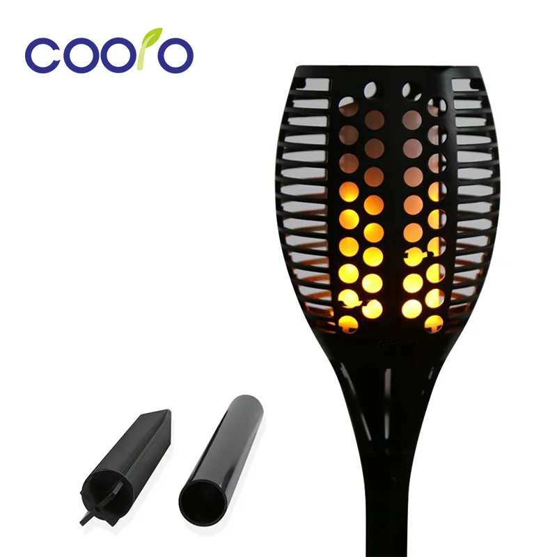 

LED Solar Torch Light Flame Lighting Solar Flickering LED Torch Waterproof for Garden Backyard Auto On/Off Security Torch Light