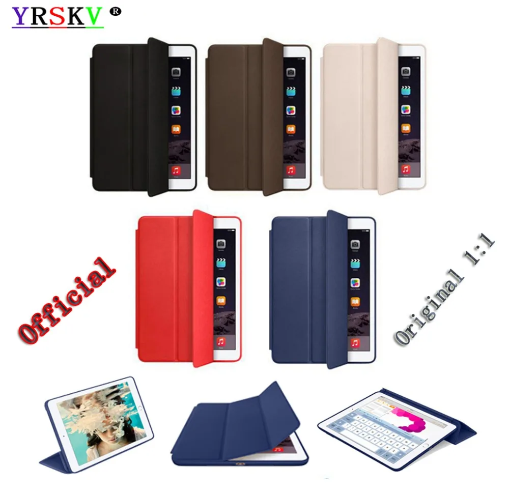 

Original 1:1 Smart Cover Case for iPad 2 iPad 3 iPad 4 YRSKV PU Leather Magnetic Smart Cover Tablet Case For Apple iPad 2/3/4