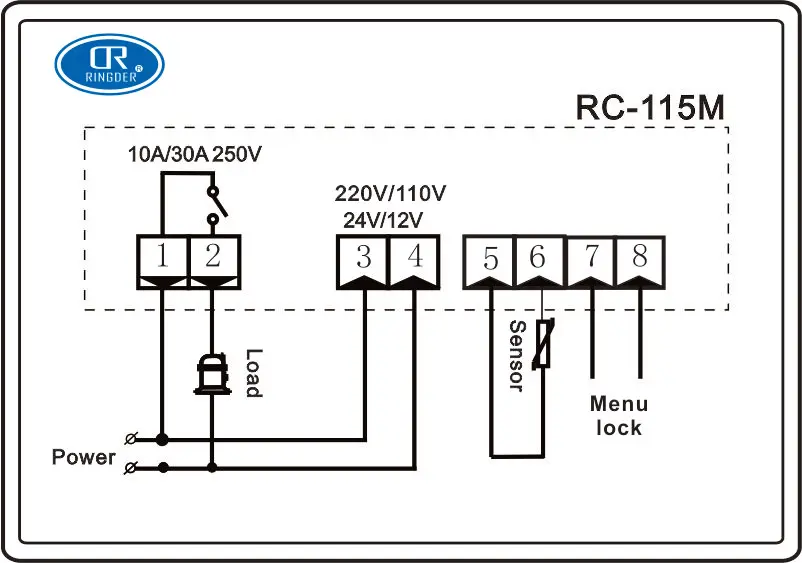 RC-115M WIRING DIAGRAM