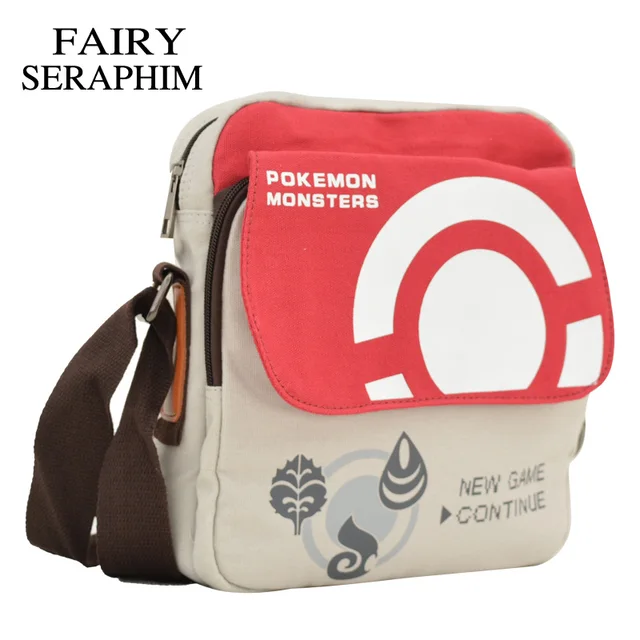 FAIRY SERAPHIM anime Pokemon Messenger Bag Cartoon Character crossbody