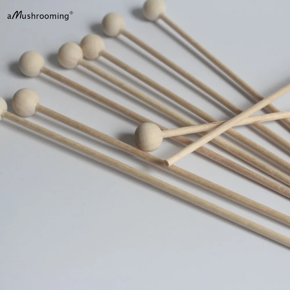 Personalized Round Stir Sticks, Wooden, set of 50 Coffee Stirs