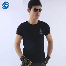 Военные фанаты с коротким рукавом походная Футболка мужская хлопковая круглая шея версия тренажерные залы стяжка армейская камуфляжная тактическая футболка