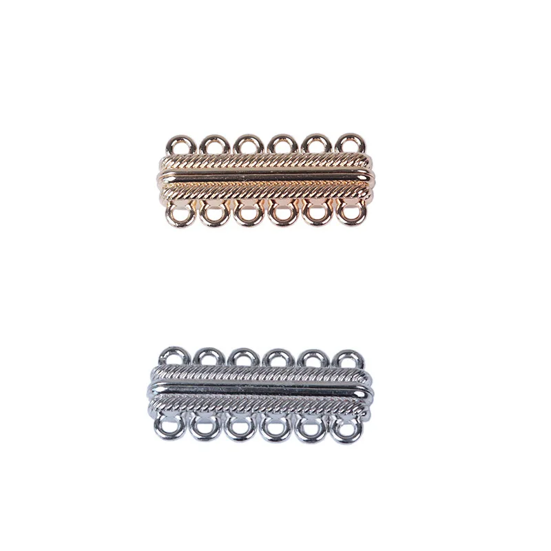 10pcs Gold Color Tube Slide Clasps For Diy Jewelry Making