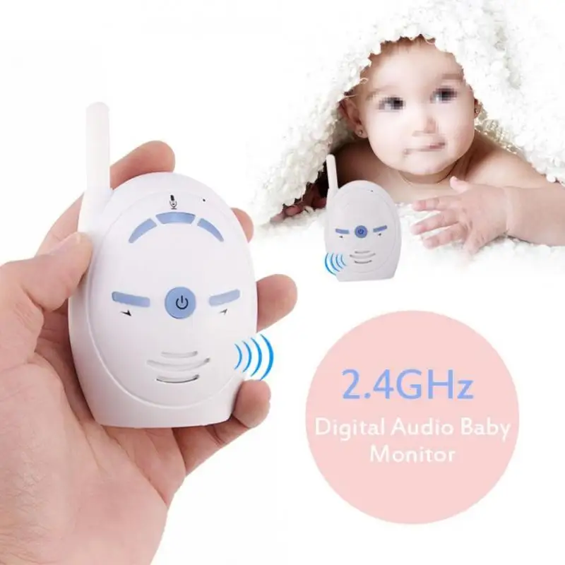 

2.4GHz Wireless Infant Baby Portable Digital Audio Baby Monitor Sensitive Transmission Two Way Talk Crystal Clear Cry Voice