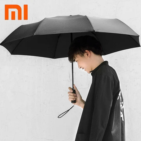 Automático para Dias Ensolarados e Chuvosos Solar-sombreamento de Calor-isolamento Original Xiaomi Mijia Inteligente Guarda-chuva Luz Anti-uv Automático