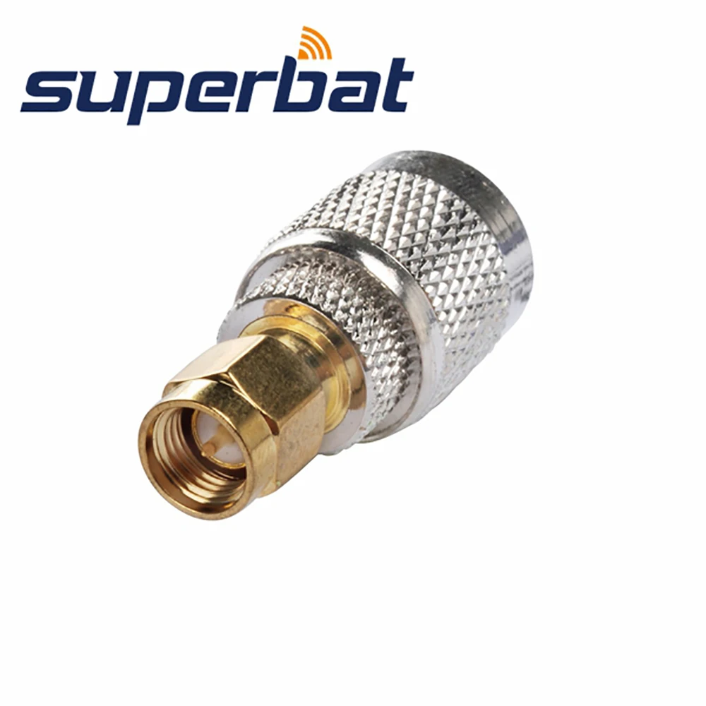 SMA Male to TNC Plug Straight RF Coaxial Connector Adapter