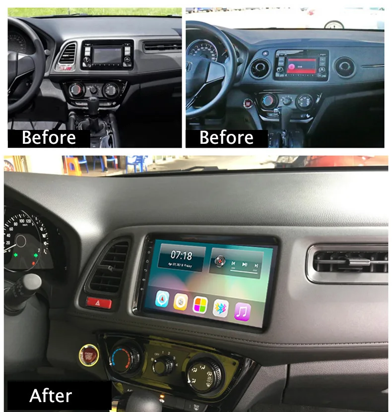 NaviTopia 2G RAM 32G ROM Android 7 1/8 1 автомобилей мультимедиа аудио для Honda Vezel 2014 2018 gps навигация
