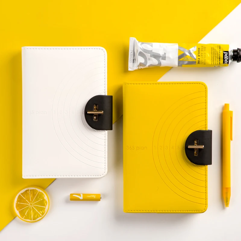 

2019 New Cute Creative Macaroon colour line Daily Weekly Monthly Notebook Gift Stationery Bullet Journal Planner Agenda Bujo