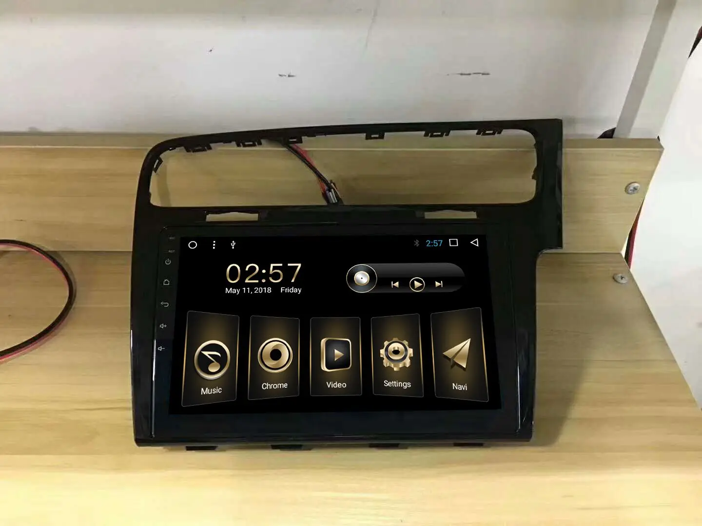Best Car Multimedia Player For Volkswagen Golf Ram 2G Rom 32G Android 8.1 Autoradio GPS Navigation Car Stereo Video Player 1
