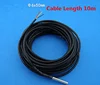 ds18b20 temperature probe for DALLAS Heat detector stainless steel waterproof cable 10m 7x0.16TS tinned brass copper wire sensor ► Photo 1/3