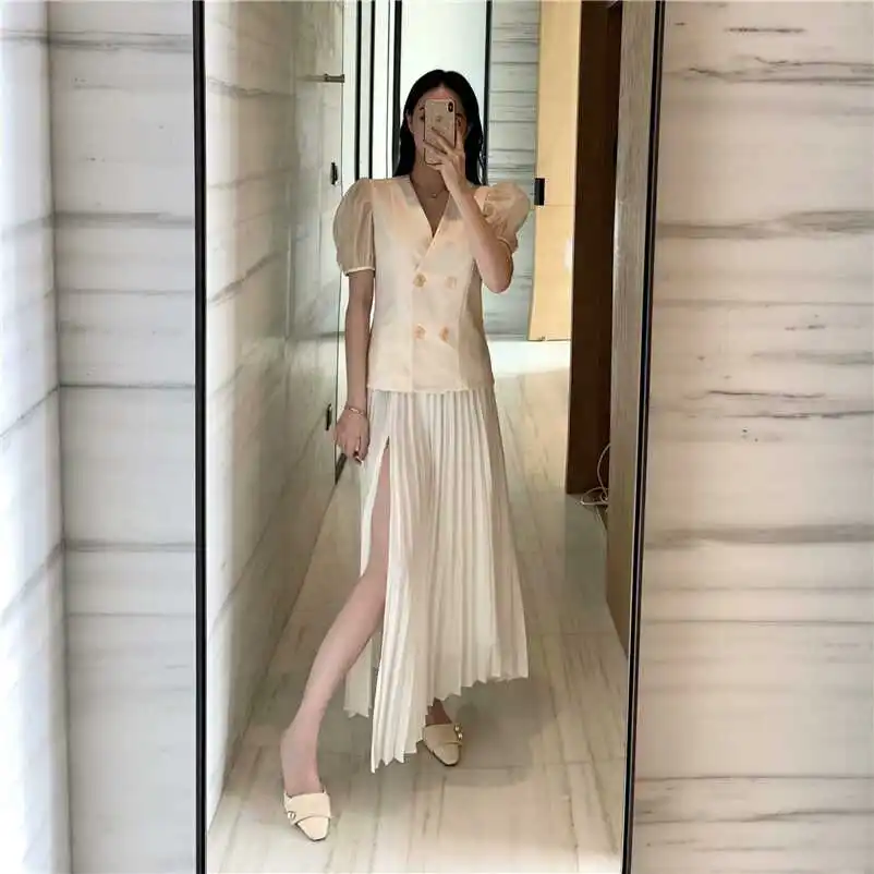 

women skirts fashion 2019 fashion sexy midi tulle skirt pleated boho chiffon elegant high wait causal long womens maxi skirt