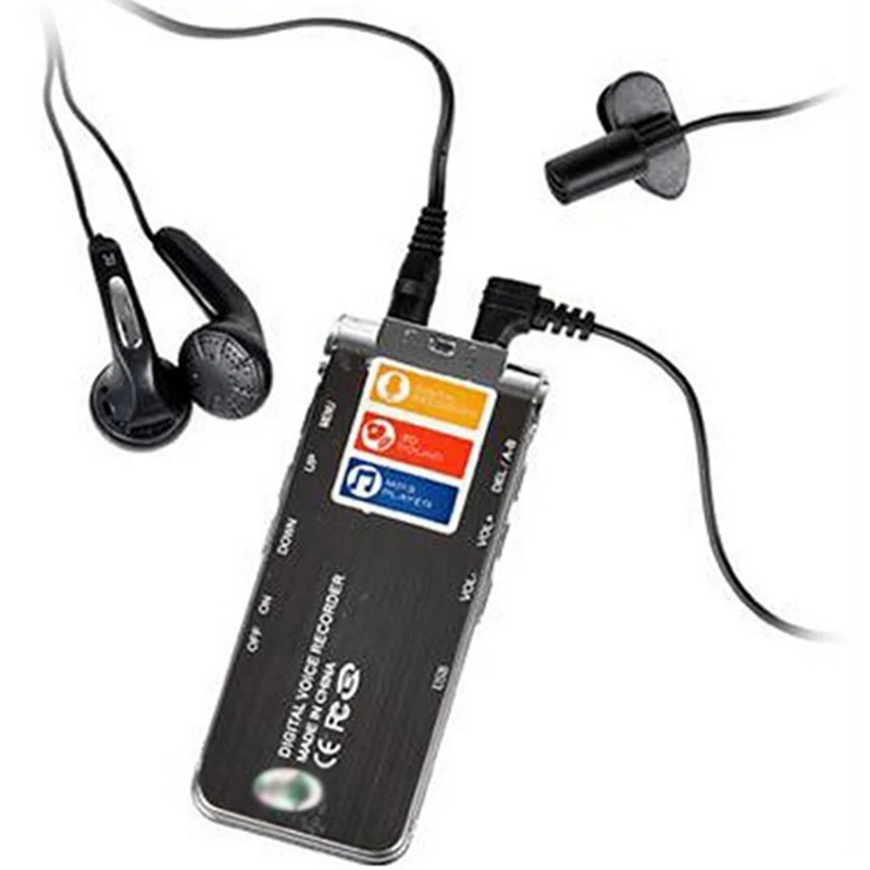  8GB Voice Recorder USB Flash Digital Audio Professional Voice Activated Dictaphone Support 650Hr Di