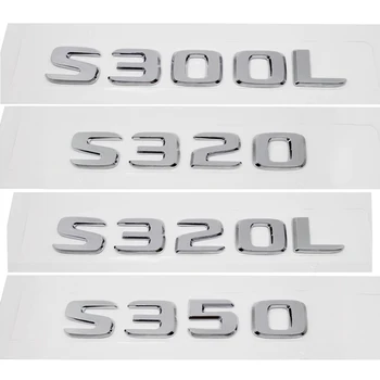 

Car Accessories Letter Number Sticker Plastic Trunk Number Emblem Badge for Mercedes Benz S320L S350 S500L S600L W211 W212 W204