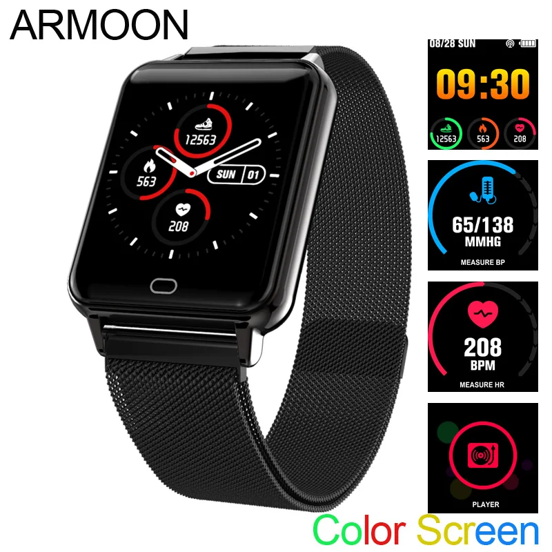 

Smart Sport Watch M21 Heart Rate Bracelet Blood Pressure Sleep Monitor Fitness Tracker Waterproof Android IOS Color Screen Band