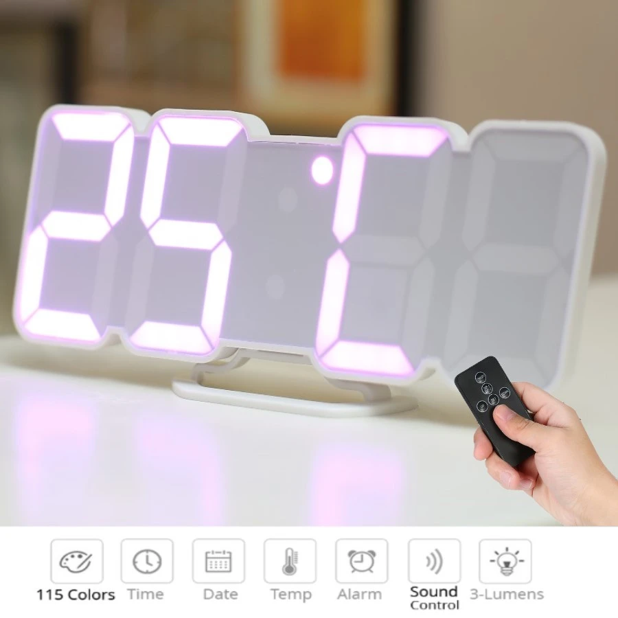 3d Digital Led Clock 3d Digital Led Clock