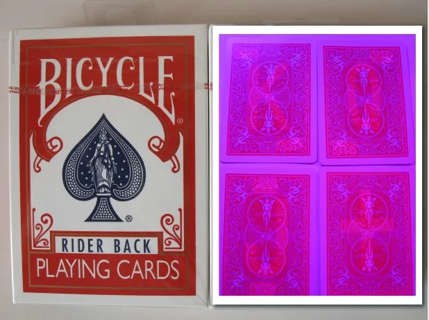 

Magic poker home-Customized Bicycle 808(Red) perspective poker card ,Sales perspective contact lenses,88x63mm,The old version