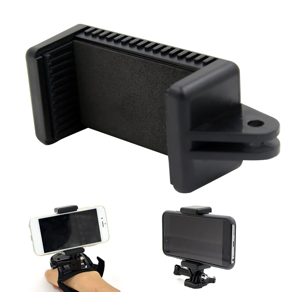 

Tripod Adapter With 1/4 Screw Hole Monopods Phone Holder Clip Camera Accessory Selfie Stick Bracket Universal Stand For GoPro