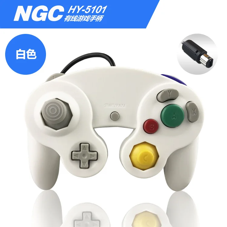 Проводной контроллер для NX NGC wii wiiu Gamecube, консоль для ноутбука, компьютер для kingd NGC Gamepad, контроллер PC GC, ручной джойстик - Цвет: 17