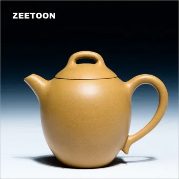 

260cc Authentic China Yixing Teapot Health Kung Fu Tea Set Master All Handmade Coarse Pottery Purple Clay Zisha Mei Ren Jian Pot