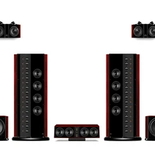 HIVI Лебеди 2.3B домашний кинотеатр Hi-end флагманская Система домашнего кинотеатра Передняя 2.3B 5,2 канальный центр 2.3C+ Задняя F5R+ Sub 15B