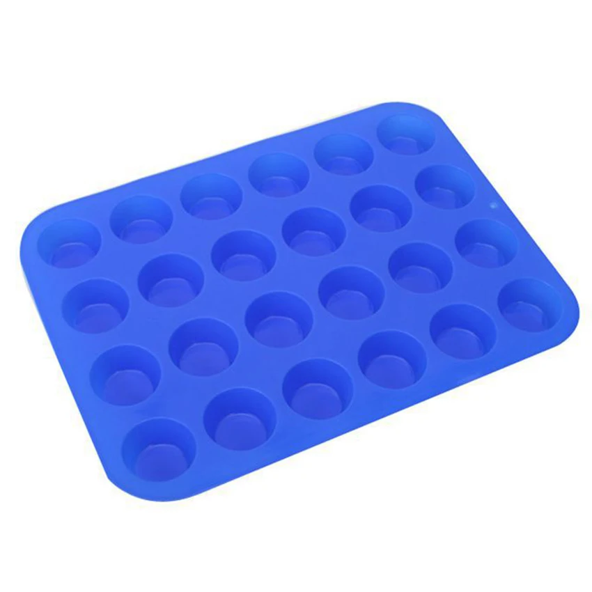 Cavity Silicone Mini Cupcake Muffin Baking Pan - Non-Stick Cooking | Дом и сад