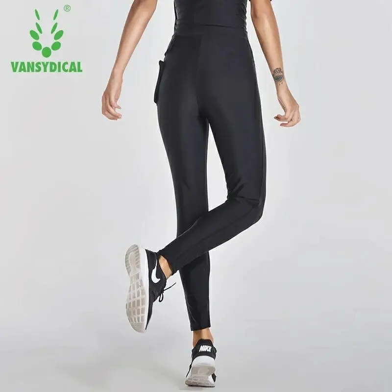 Женские спортивные штаны Vansydical с высокой талией для йоги фитнеса похудения|tight yoga