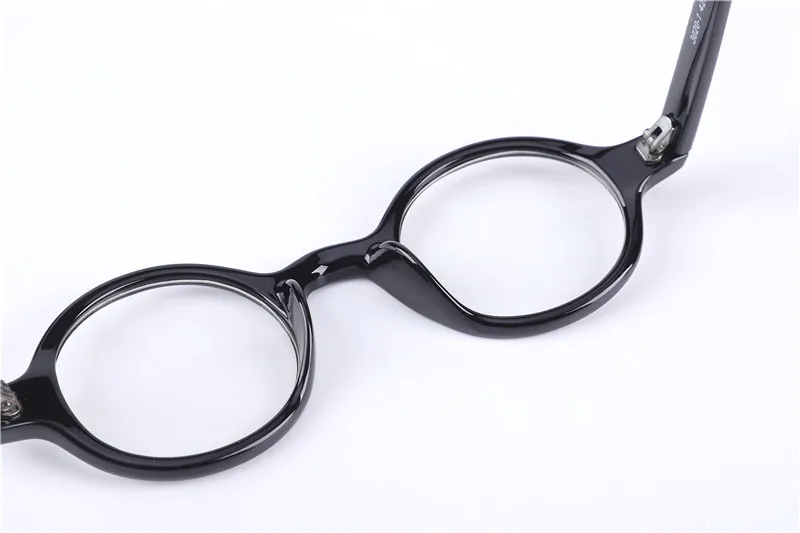 Винтажные овальные круглые 42,70 мм ацетатные оправы для очков близорукость для мужчин и женщин полная оправа ретро модные очки Rx able