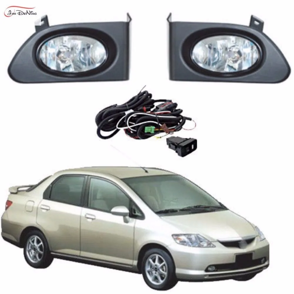 Автомобильные противотуманные фары JanDeNing для Honda City 2003 ~ 2005 галогенная лампа