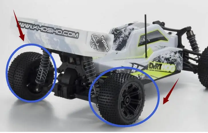 

1/10 Scale Off Road Buggy Wheels/Tires 2pcs SRX4 Bandit yokomo yz4 serpent hobbypro RH Riverhobby hsp redcat losi tamiya