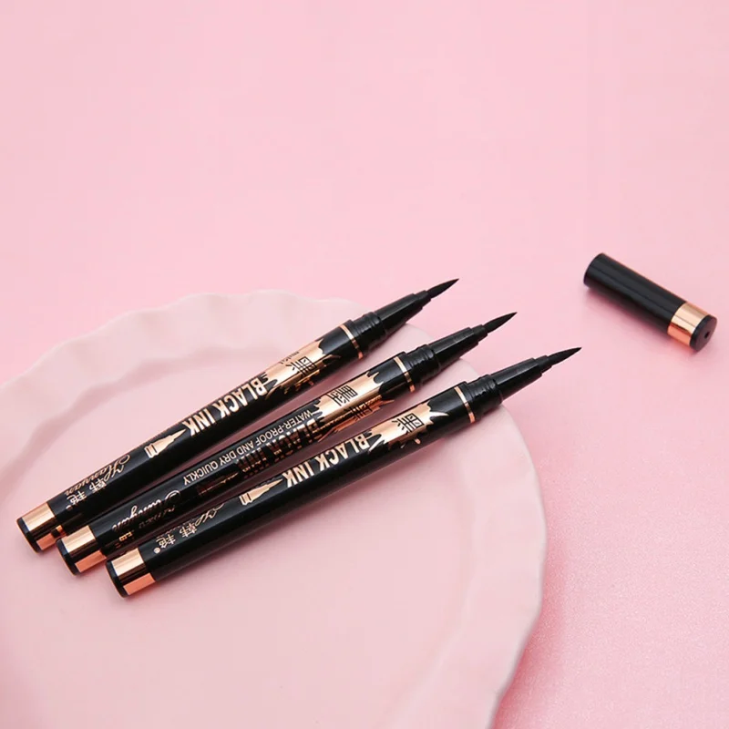 Professional водостойкая жидкая подводка для глаз Красота Стиль черный длительный Eye Liner карандашом Макияж Косметика Инструменты Y1