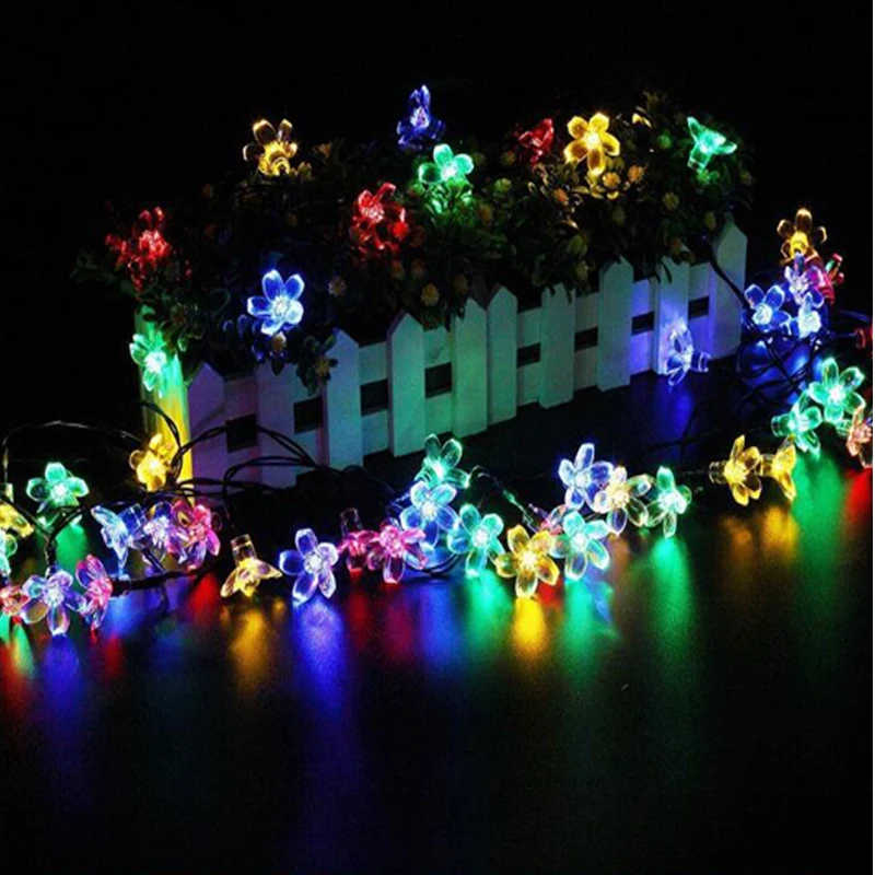 LED Solar Lamp LED String Lights Fairy Holiday Christmas Party Garlands Solar Garden Waterproof led solar light solar led lamp (2)