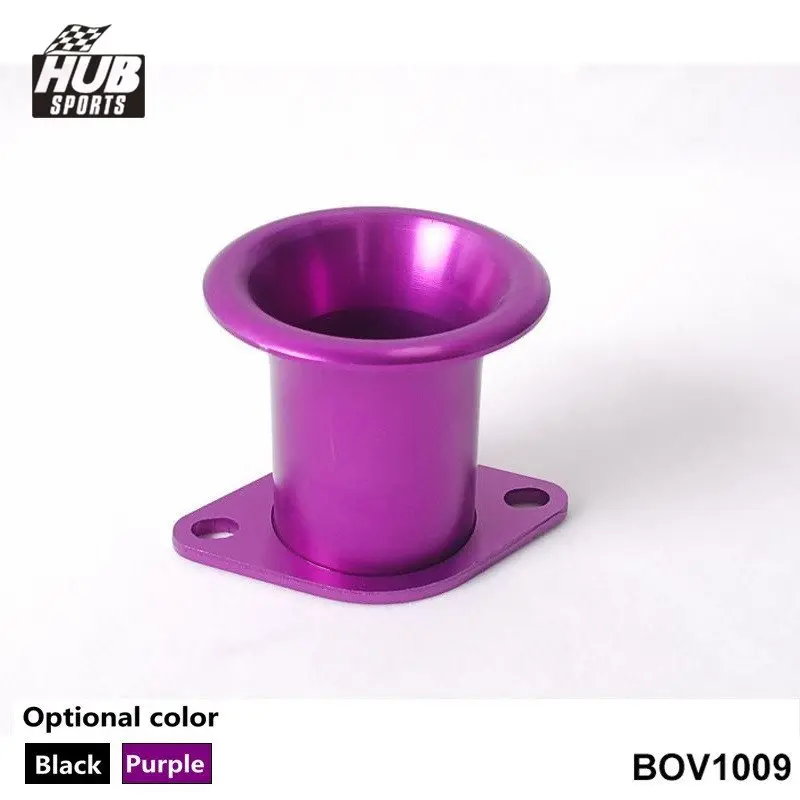 Purple BLACK Aluminum turbo flange Turbo Inlets-BOV Botton HU-BOV1009