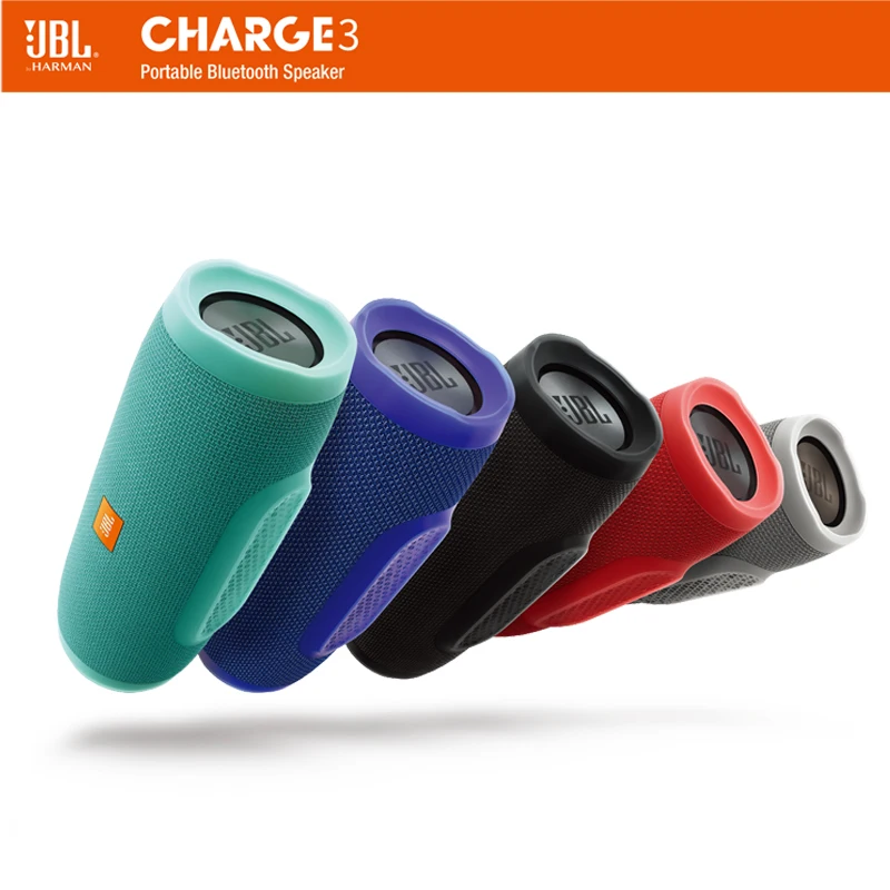 

JBL Charge 3 Wireless Bluetooth Speakerphone Waterproof Portable Music Speakers Small Sound Box Kaleidoscope Multiple Audio New