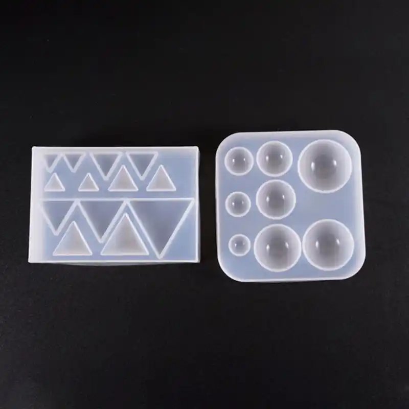 GreyBL pendientes de resina de molde hecho a mano de cristal colgante de epoxi UV ganchos de oreja moldes de joyer/ía herramientas de fabricaci/ón de moldes de silicona