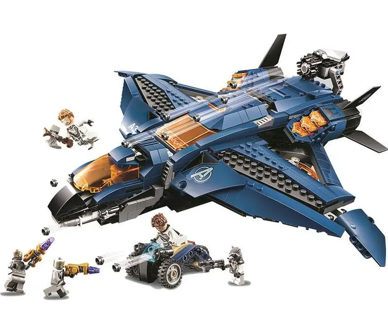 

Avengers 4 Endgame Avengers Ultimate Quinjet Set Building Blocks Bricks Compatible With Lego 76126 LEPIN
