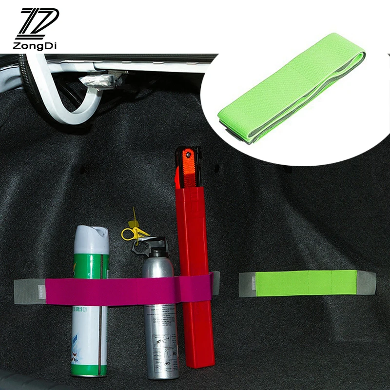 

ZD Car Styling Trunk Storage Fixed Strap Sticker For Audi A4 B7 B5 A6 C6 Q5 Honda Civic 2006-2011 Fit Accord CRV Accessorie 1set