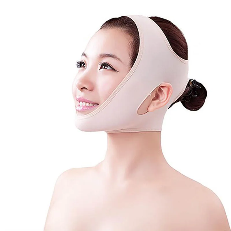 Women's Ultra thin, breathable powerful face lift mask beauty artifact Close Double chin pulling