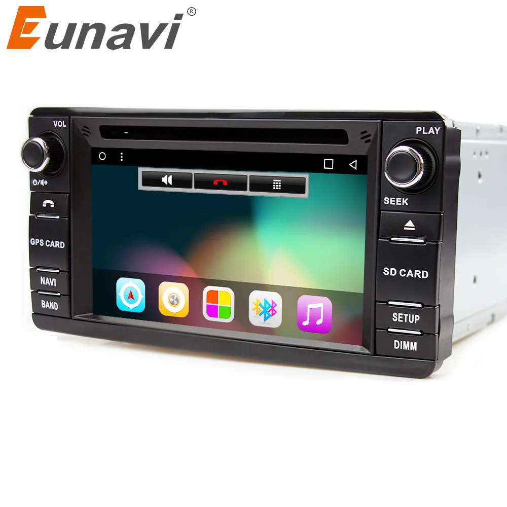 Eunavi Android 7 1 2din font b Car b font DVD font b Radio b font
