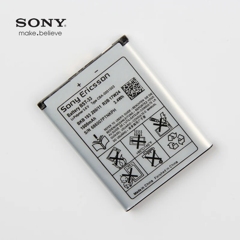 Оригинальный аккумулятор для телефона Sony Ericsson K790i K800 K800i K810 K810i K530 K550 K630 K660i K790 1000