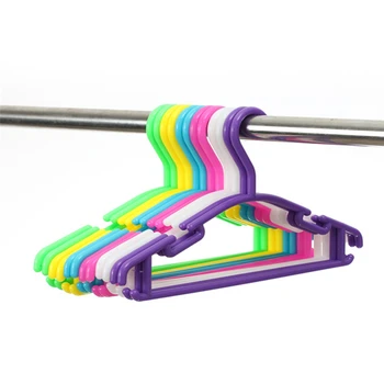 

New 10 Pcs/lot High Quality Children Adult Non-Slip Metal Shirt Trouser Hook Hangers Coat Hanger Clothes Accessories Rack