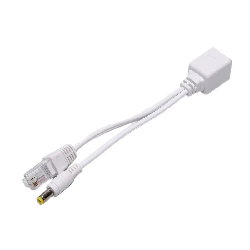 POE 2шт кабель пассивный силовой Ethernet Кабель-адаптер POE сплиттер RJ45 инжектор модуль питания 12-48 В для ip-камеры