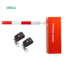 Heavy Duty Festive Orange red Automatic Boom Barrier Gate For Parking Vehicle Access boom Optional boom barrier system remote control boom gates