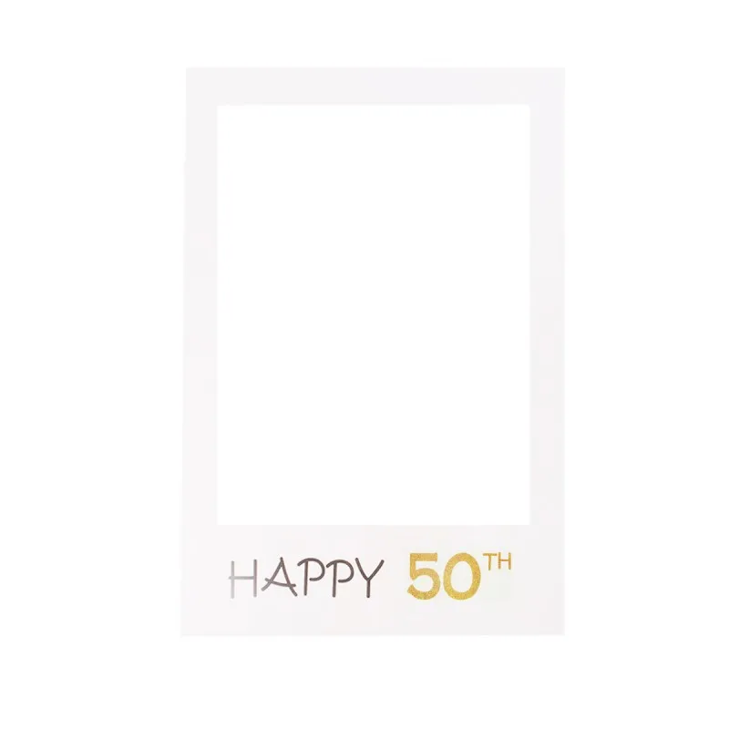 Yoeriwoo 1st 18th 21st 30th 50th фоторамка с днем рождения Декорации для взрослых реквизит фон для детского дня рождения - Цвет: 50th birthday