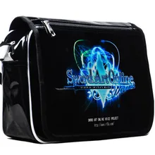 Sword Art Online Bag Anime SAO Cosplay School Bag Patent Leather Messenger Bags Waterproof Shoulder Bag