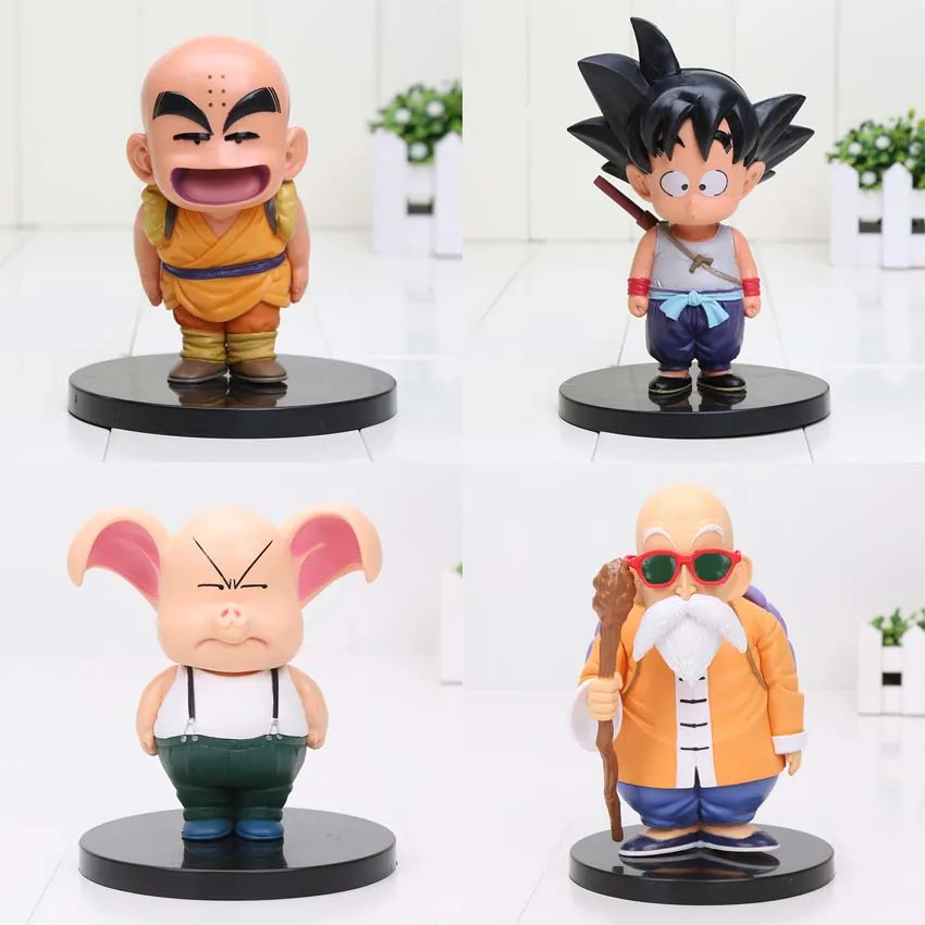 Master Roshi Krillin Dragon Ball Z Son Goku Oolong Pig Action Figure USA