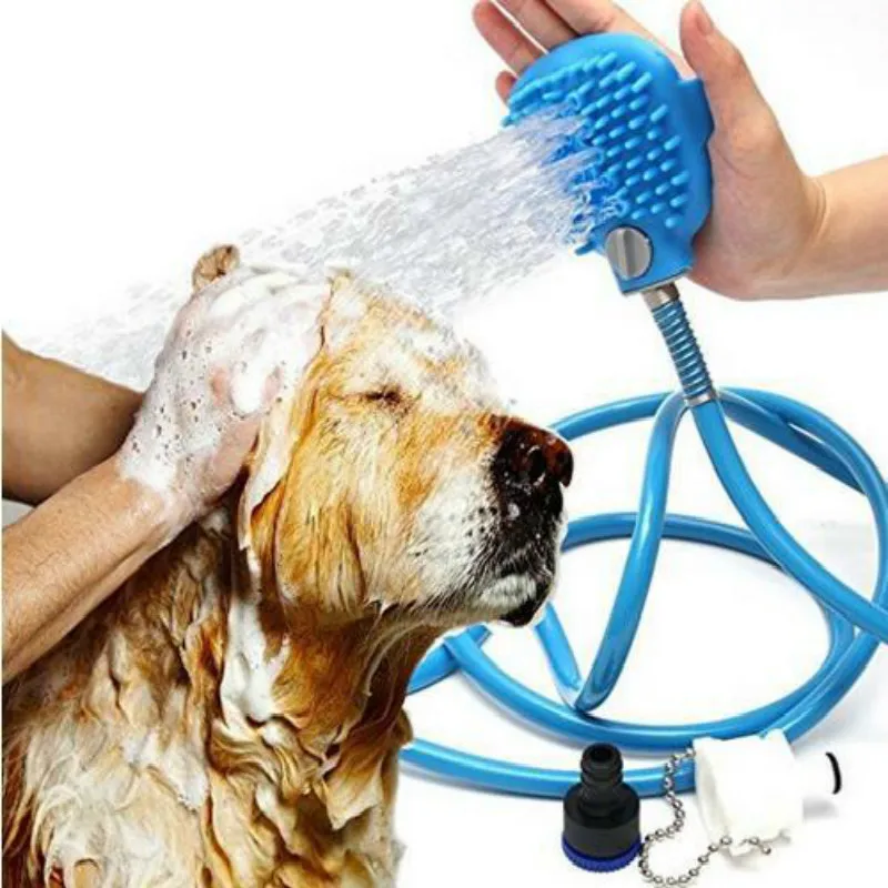 

Pet Bathing Tool Comfortable Massager Shower Tool Cleaning Washing Bath Dog Scrubber Sprayer Hand Massage Dog Scrubber Sprayers