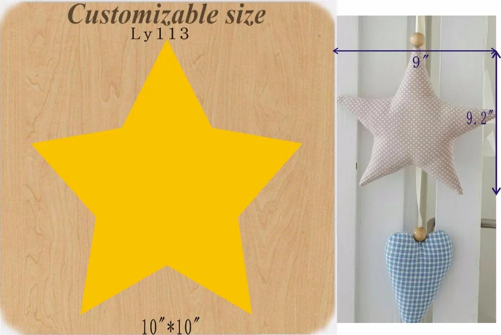 

Pentagram pillow bag & Wooden dies for scrapbooking, fit MY machine