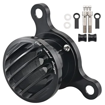 

Motorcycle Air Cleaner Intake Filter Fit For Harley Sportster 883 1200 XL 48 72 Iron XL883N XL1200C 2004-UP Aluminum Black