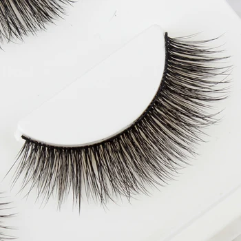 

New 3 pairs mink eyelashes natural eyelashes 3D cross mink lashes makeup thick fake eyelash extension beauty tools wholesale 119
